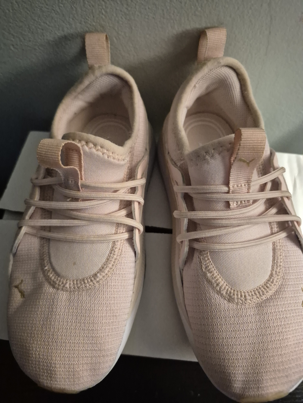 Puma Kids Light Pink Slip-On Sneakers